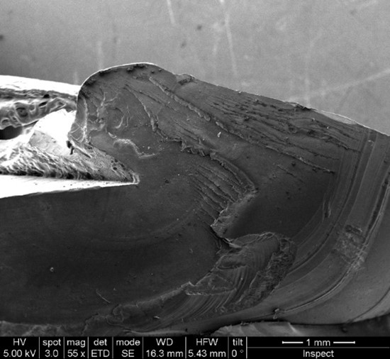 Ensayos de fractografía y microscopía