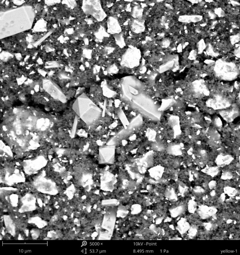 Reverse engineering and chemical analysis of heavy metals in unknown samples in a waste management process